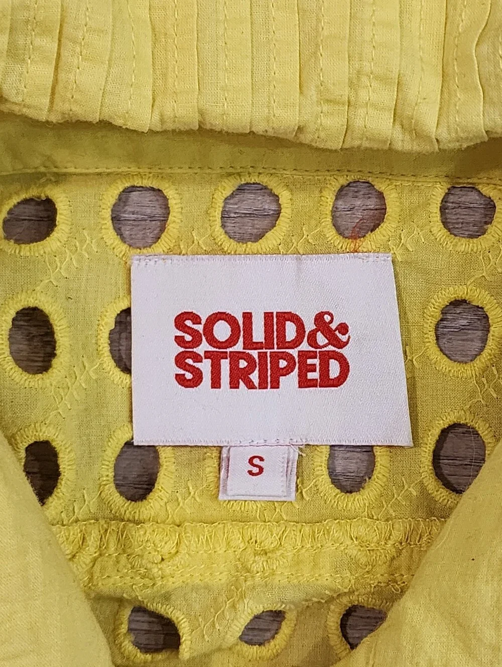 Solid & Striped Oxford Tunic Classic Yellow
